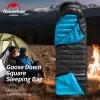 Спальный мешок на пуху Gear Naturehike, сверхлегкий спальный мешок на гусином пуху, утолщенный и теплый зимний спальный мешок Cw400/cwz400