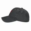 Ball Caps Red Rose Denim Baseball Cap Valentijnsdag Cadeau Gym Trucker Hat Zomer Drop Paar Trendy Logo