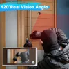 Doorbells Awapow 3.5-inch doorbell peeper digital door camera 120 LCD 2 million high-definition pixel cats eye doorbell outdoor monitorY240320