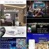 Strisce LED 5m 10m 15m RGBW RGBWW RGB LED Strip Light 5050 SMD 2835 Nastro flessibile Luces Room Light Decor DC12V IR WiFi Remote Contoller LL