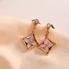 Jewelery Designer Gold Plated Brand Flower Earring Women Crystal Wedding Party Jewerlry Weddings, Parties, Gifts with Box s, Original Quality