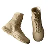 Chaussures de Fitness pour hommes, bottes tactiques militaires imperméables, pour entraînement d'escalade en plein air, sport, Camping, randonnée, ultralégères, respirantes, Combat hautes