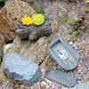 병 실외 시뮬레이션 석재 키 가죽 작은 안전 상자 가짜 바위 키 홀더 수지 장식 공예 장식 장식 정원 야드 용 컨테이너
