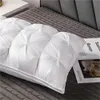 Sondreson Luxury White Goose Down Pillows Downproof King Queen 100% Cotton Bedding 3D Style Rectangle Pillow For You Lover Gift 240304