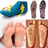 2024 Acupressure Magnetic Massage Foot Therapy Reflexology Unisex Insole Shiatsu Pain Insoles Relief Massager Therapy Pebble