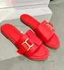 صيف فاخر للنساء Marcie Sandals أحذية ذهبية اللون من جلد العجل Tpu Slide Flats Slip-on Slippers Mule مريحة اليومية سيدة المشي EU35-43