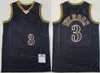 Maglia da basket da uomo vintage Allen Iverson maglie 3 camicia da ritorno al passato squadra rosso blu bianco nero colore retrò ricamo e cucito abbigliamento sportivo da esterno per gli appassionati di sport