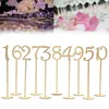 Party Supplies 10Pcs Wedding Table Numbers Seat Cards Number Signs Place Holder For Decoration