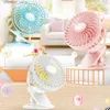 Electric Fans Portable mini desktop fan 3000mAH 6000mAh Summer cooling 5-speed bedroom fanY240320