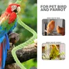 Altre forniture per uccelli Staffa per gabbia per uccelli Accessori per corda Fornitura per pappagalli Trespoli in legno per gabbie