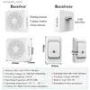 ドアベルISFRIDAY OUTDOOR WIRELESS DOORBELL USBプラグレシーバーリングホームドッグドアベル433MHz長距離私のメロディーハウスベルSoundy240320