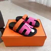 Kalite Chype Terlik Tasarımcı Sandalet Sandalet Klasik Slaytlar Terlik Plaj Düz Sandal Süet Daireler Flip Flops Erkek Kadın Ayakkabı
