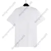 Tik Tok Influencer Samma designermärke Pure Cotton Black White Palm Tree Print Leisure Fashion Märke Mens och kvinnor Lossa kortärmad t-shirt ins