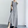 Casual Dresses Women Long Dress Round Neck Elegant Maxi For A-Line Silhouette Design Breattable Fabric Beach