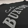 Oversized Cole Buxton T-shirts Brief Slogan Patch Geborduurde Korte Mouwen Tops CB T-shirt voor Mannen Vrouwen 240313