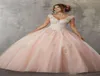 Charmante robe de bal à col en V robes de Quinceaneara robes de quinceanera trou de serrure dos doux 16 robe longueur de plancher robes de bal6081329