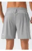 lu Heren Jogger Sportshorts Voor Wandelen Fietsen Met Zak Casual Training Gym Korte Broekmaat Ademend sb31421