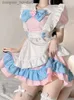 Cosplay Anime Costumes Modna lolita pokojówka odgrywanie ról urocze kobiece studenckie mundury animacja scena show Kostium psotnego słodkiego chemicznego seksu odwołania 24320