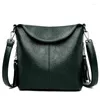 Totes Zacht lederen tasseltassen Dames Schoudertas CrossBody Tas voor kleine echte hand Dames Messenger