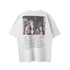 2024 nouveau Dessin Animé Impression T-shirt Hommes Femmes Haute Qualité Lavé T-shirt Haut En Coton T-shirt