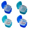 1PC Oral Denture Care Bath Box Cleaning False Teeth Nursing with Hanging Net Container Cleaning False Teeth Bath Case Dropship