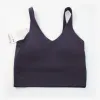 Damen-Sport-BH, sexy Tank-Top, enge Yoga-Weste mit Brustpolster, kein Butterweiches, athletisches Fiess-Kleidungsstück