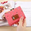 Plånböcker kvinnors korta handväska koreansk version Little Girl Pattern Money Clip lämpligt för kvinnor och studenter multifunktionella små