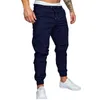 Calça masculina masculino clássico casual simples cor sólida lavada no verão moda all all-match skinny elástico cintura