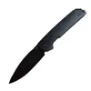 KS2038 Högkvalitativ fickfolkkniv D2 Stone Wash/Black Coated Blade CNC Aviation Aluminiumhandtag utomhusöverlevnad EDC Knivar med detaljhandelslådan