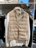 Gilet da uomo Gilet casual con cerniera Brunello in pelle primaverile ed estiva