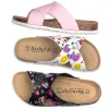 Stivali Casuali Slifori di sughero morbidi Donne Uomini Summer Beach Slide Flip Flops x Cross non slip House Ladies Coppie fuori scarpe