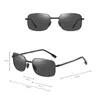 Sunglasses Foldable Men's Polarized Outdoor Pochromic Driving Change Color Sun Glasses Luxury Day Night Vision UV Eyeglasses