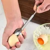 Metal Egg SCISSORS EGGSHELL OUTER Cutter Double Head Topper Shell Cooked Raw Creative Kitchen Tool Juchiva