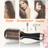 Escovas secador de cabelo com pente 3 em 1 secador de cabelo escova salão de beleza escova elétrica alisamento escova curling ferro escova de cabelo