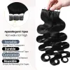 Extensions Wavy Natural Black Tape in Hair Extensions for Black Women Human Hair Body Skin Weft Tape in Hair Extensions