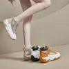 Casual Shoes INS Korean Mesh High Top Women's 2024 Summer Breathable Student Sports Elevated J-d26