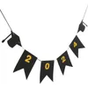 パーティーの装飾2024年卒業バナー供給ハンギングオーナメントガーランド装飾背景サインポグラフィバックドロップ装飾バナー