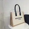 Designer Women Tote Bag Rive Gauche Tote Bag Fashionable Luxury Ladies A Must-Have Fashion Objekt för utomhusresor och affärsresor