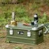 Werkzeuge Blackdeer 47L Aluminiumlegierbox Outdoor Camping Storage Box Hochkapazität Bewegung Hausreisen Sundies Trunk tragbarer Hülle