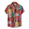 Chemises décontractées pour hommes T-shirts pour hommes chemise homme T-shirt mode vêtements Blouses Social hawaïen coton de haute qualité