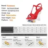 Dress Shoes Transparent Platforms Sexy Woman Shoe 14CM Model Catwalk Show Fashion Sandals Thick High Heel Nightclub Steel Tube DanceMDB2 H240325