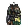 BAGAS BAGA GHOST BETHPACK 3D Música impressa Viagem Backpacks Student Streetwear Bags School School Design Pricks Mack