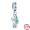Charms Fit 925 Original Bracelets Chameleon Luminous Firefly Butterfly Silver 925 Charms Beads Fine DIY Jewelry Making