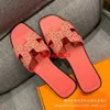 Leather Sandals Oran Womens Slippers HB Hot Selling Sky Star Water Diamond Slippers for Women 2024 High Edition Precision Packaging Candy Color have logo JTP1