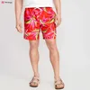 Maillot de bain pour hommes, short de plage imprimé décontracté, maillot de bain de surf avec poches, maillots de bain fantaisie cool pour garçons.