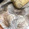 Summer Fashion Flower Print Design Brand Classic Letter Satin 20Style Luxury Square Scarf Outdoor Shawl Silk Turban Beach Wrap Daily Women Flower Scarves 90*90cm