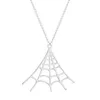 Pendentif Colliers Cxwind Acier inoxydable Spider Web Halloween Collier en gros