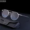 Vintage punk okulary przeciwsłoneczne dla mężczyzn Retro Owalne steampunk Round Shades luksusowa lunetta de soleil homme gafas de sol hombre lentes 240315