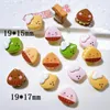 Decorative Figurines 20Pcs Simulation Cute Cake Miniature Resin Cabochon Fake Food DIY Jewelry Making Accessories Scrapbooking Phone Decor