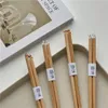 Eetstokjes 2024 Japanse stijl 24,9 cm bamboe en houten tafelgerei houten praktische creatief goed uitziend